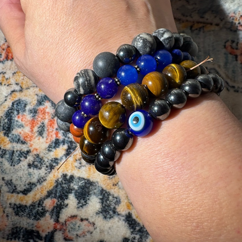 Multicolor Beaded Bracelet Set